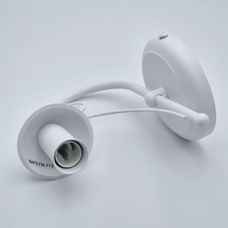 Zidna lampa DONATO 1xE14/40W/230V bela