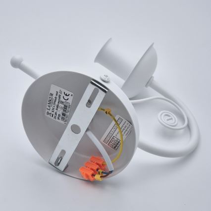 Zidna lampa DONATO 1xE14/40W/230V bela