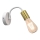 Zidna lampa DOW 1xE27/60W/230V bela/zlatna