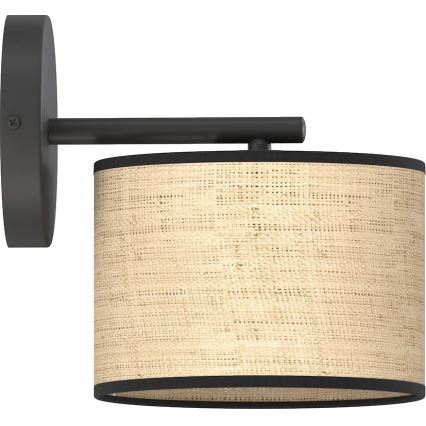 Zidna lampa ECO 1xE27/15W/230V bež/ratan