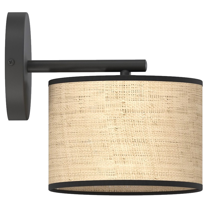 Zidna lampa ECO 1xE27/15W/230V bež/ratan