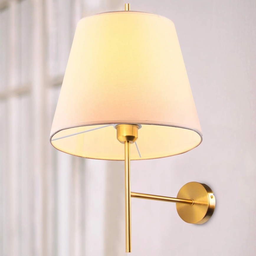 Zidna lampa ELENA 1xE27/20W/230V bela