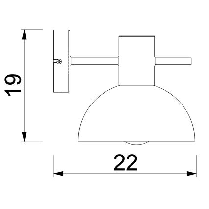 Zidna lampa ESTATE MINI 1xE27/15W/230V zelena