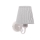 Zidna lampa FIREZ 1xE27/40W/230V bela/siva