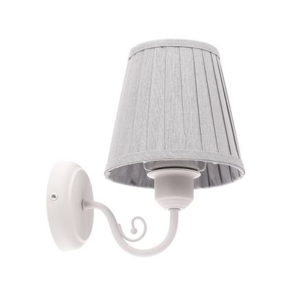 Zidna lampa FIREZ 1xE27/40W/230V bela/siva