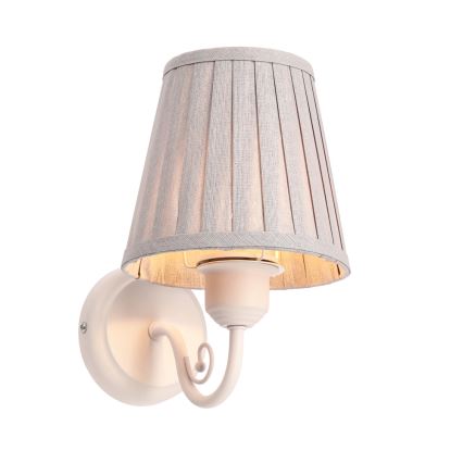 Zidna lampa FIREZ 1xE27/40W/230V bela/siva