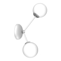 Zidna lampa JOY 2xE14/40W/230V bela/sjajni hrom