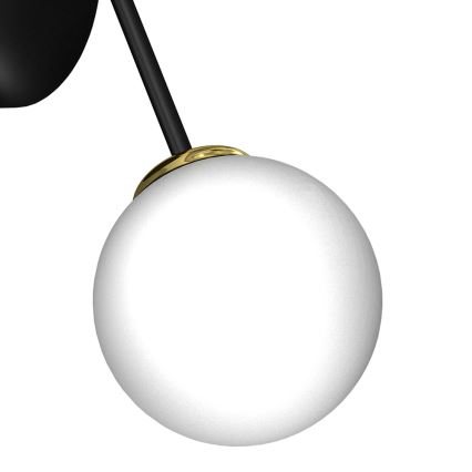 Zidna lampa JOY 2xE14/40W/230V crna/zlatna