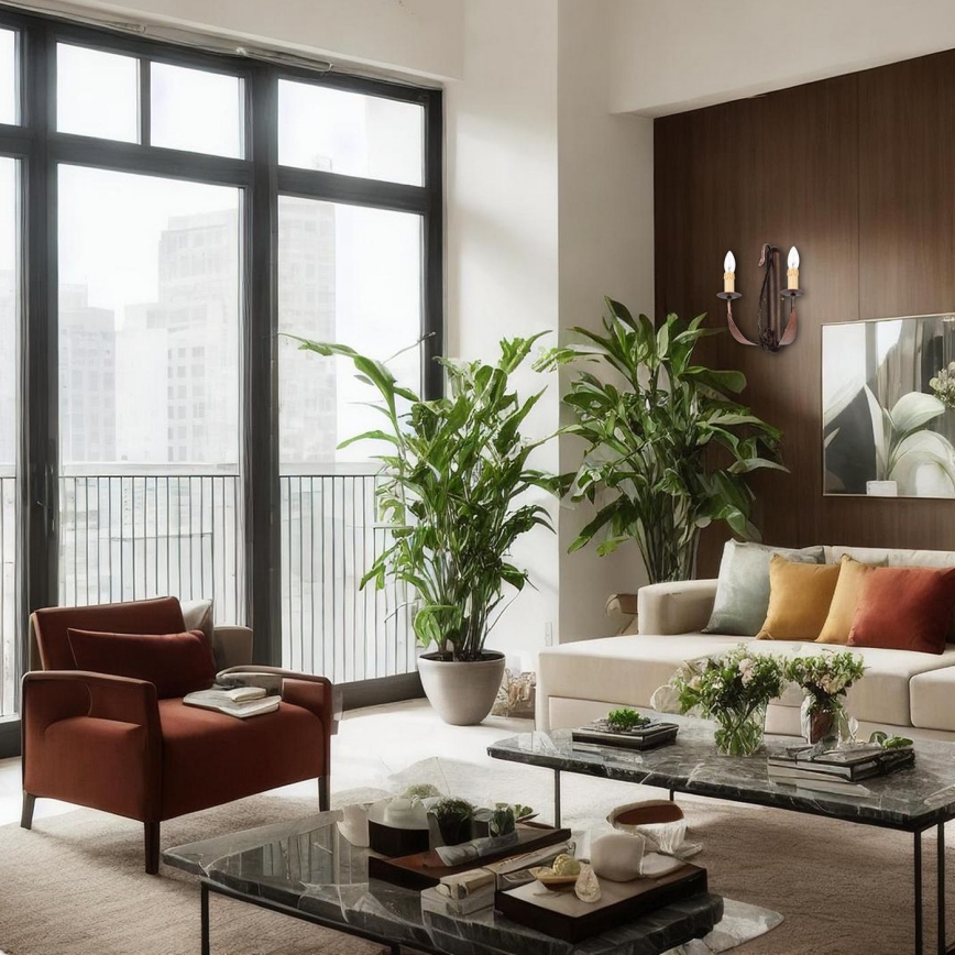 Zidna lampa LOARA 2xE14/60W/230V