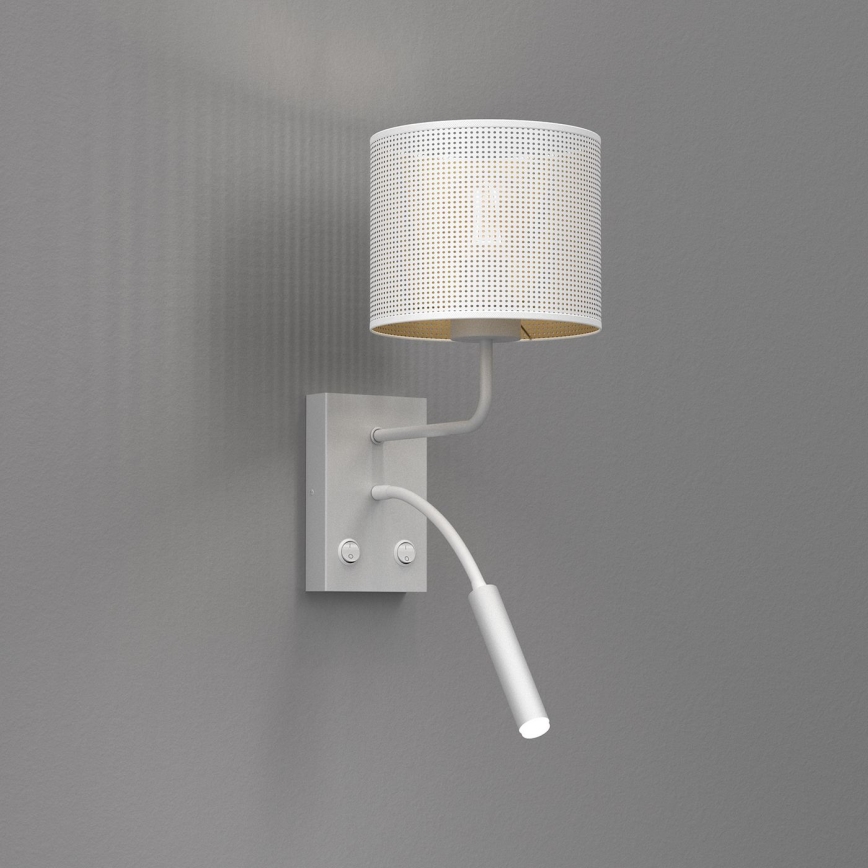 Zidna lampa LOFT SHADE 1xE27/60W+1xG9/8W/230V bela/zlatna