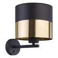 Zidna lampa LONDYN 1xE27/15W/230V crna/zlatna