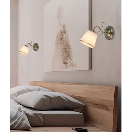 Zidna lampa LOSANNA 1xE14/40W/230V mesing