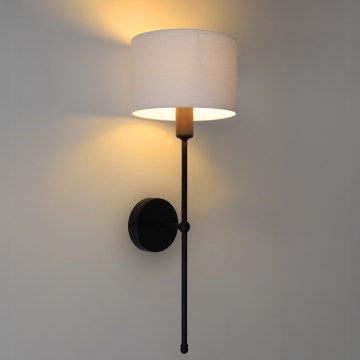 Zidna lampa MADELA 1xE14/40W/230V bela/crna
