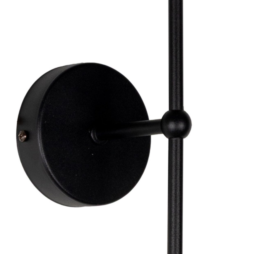 Zidna lampa MADELA 1xE14/40W/230V bela/crna