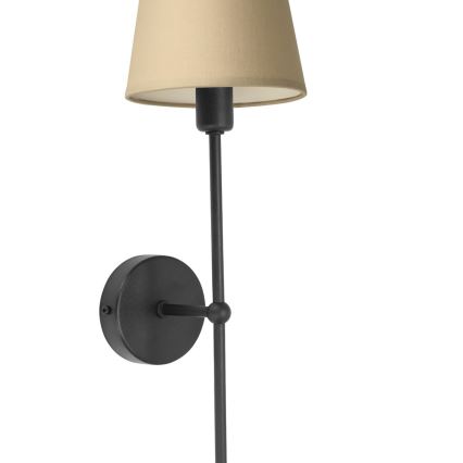 Zidna lampa MADELA 1xE14/40W/230V bež/crna