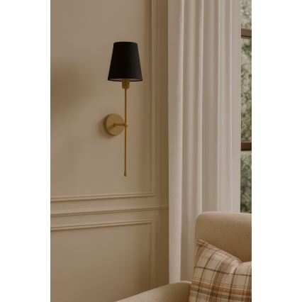 Zidna lampa MADELA 1xE14/40W/230V crna/bež