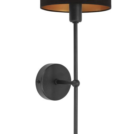 Zidna lampa MADELA 1xE14/40W/230V crna