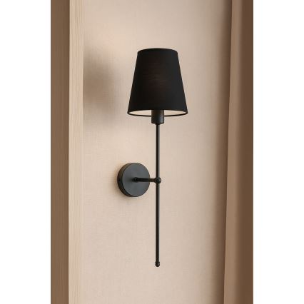 Zidna lampa MADELA 1xE14/40W/230V crna