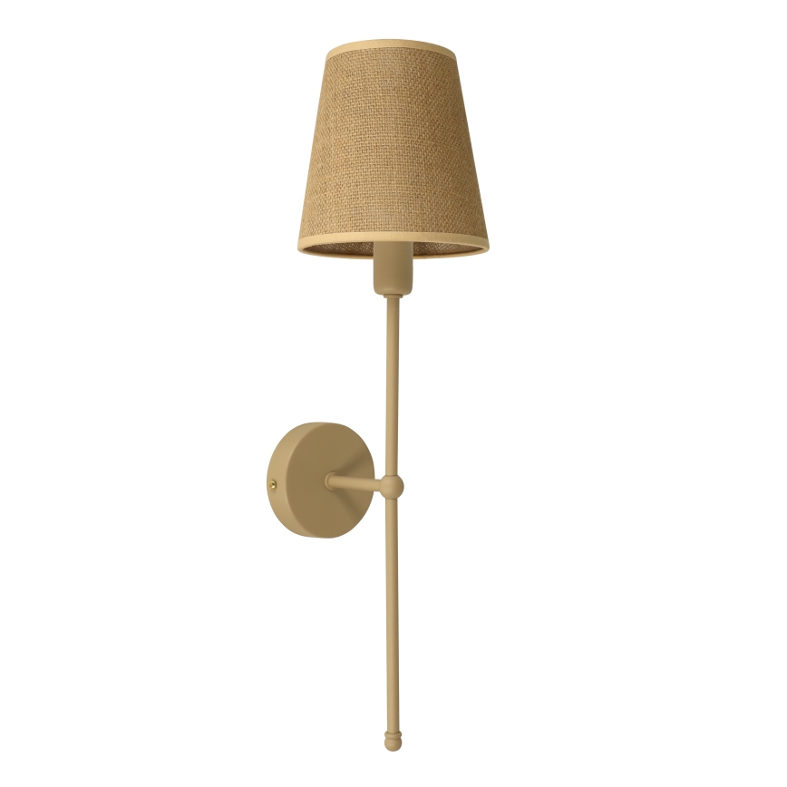 Zidna lampa MADELA 1xE14/40W/230V juta/bež