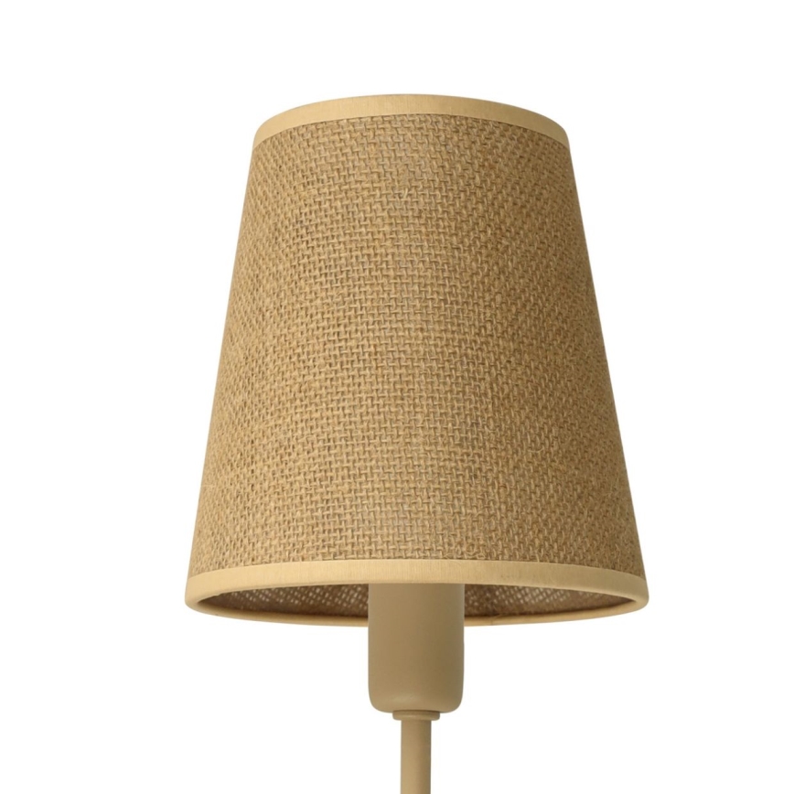 Zidna lampa MADELA 1xE14/40W/230V juta/bež