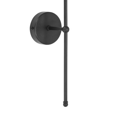 Zidna lampa MADELA 1xE14/40W/230V juta/crna