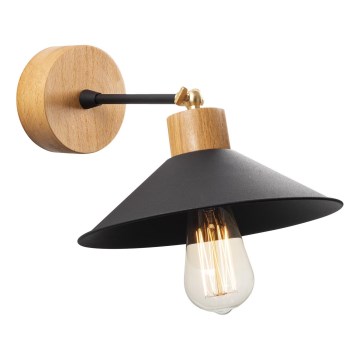 Zidna lampa MANAVGAT 1xE27/40W/230V braon/crna