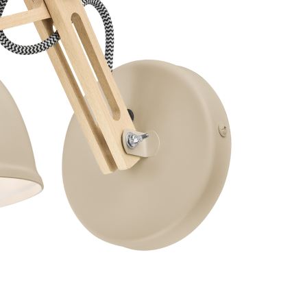 Zidna lampa MARCELLO 1xE27/15W/230V bež