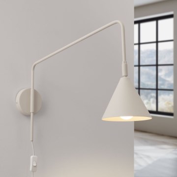 Zidna lampa NOX 1xE14/10W/230V krem boje