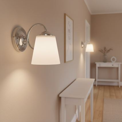 Zidna lampa PAFOS 1xE27/15W/230V sjajni hrom