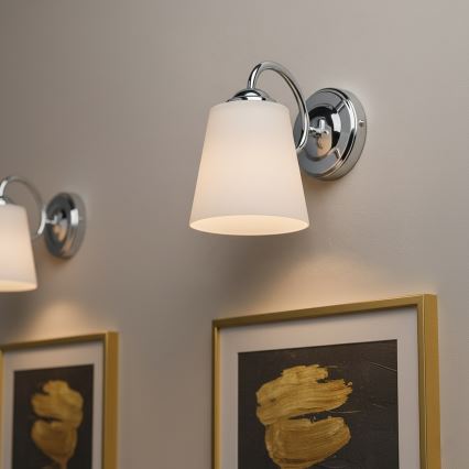 Zidna lampa PAFOS 1xE27/15W/230V sjajni hrom