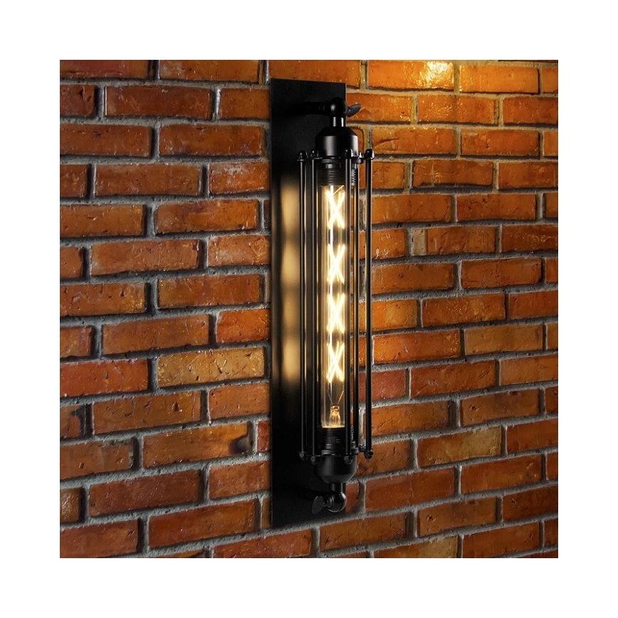 Zidna lampa RETRO 1xE27/20W/230V crna