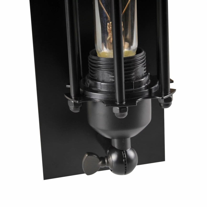 Zidna lampa RETRO 1xE27/20W/230V crna