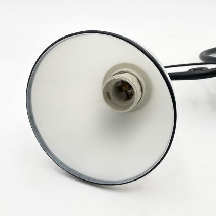 Zidna lampa RETRO 1xE27/60W/230V crna/bela