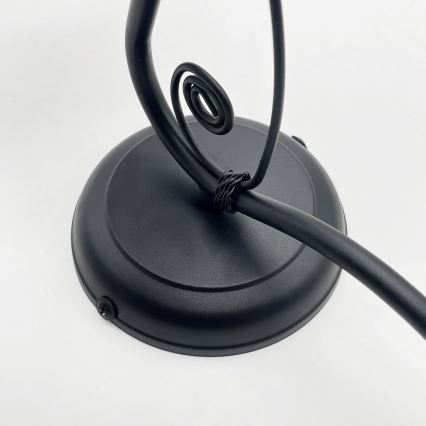 Zidna lampa RETRO 1xE27/60W/230V crna/bela
