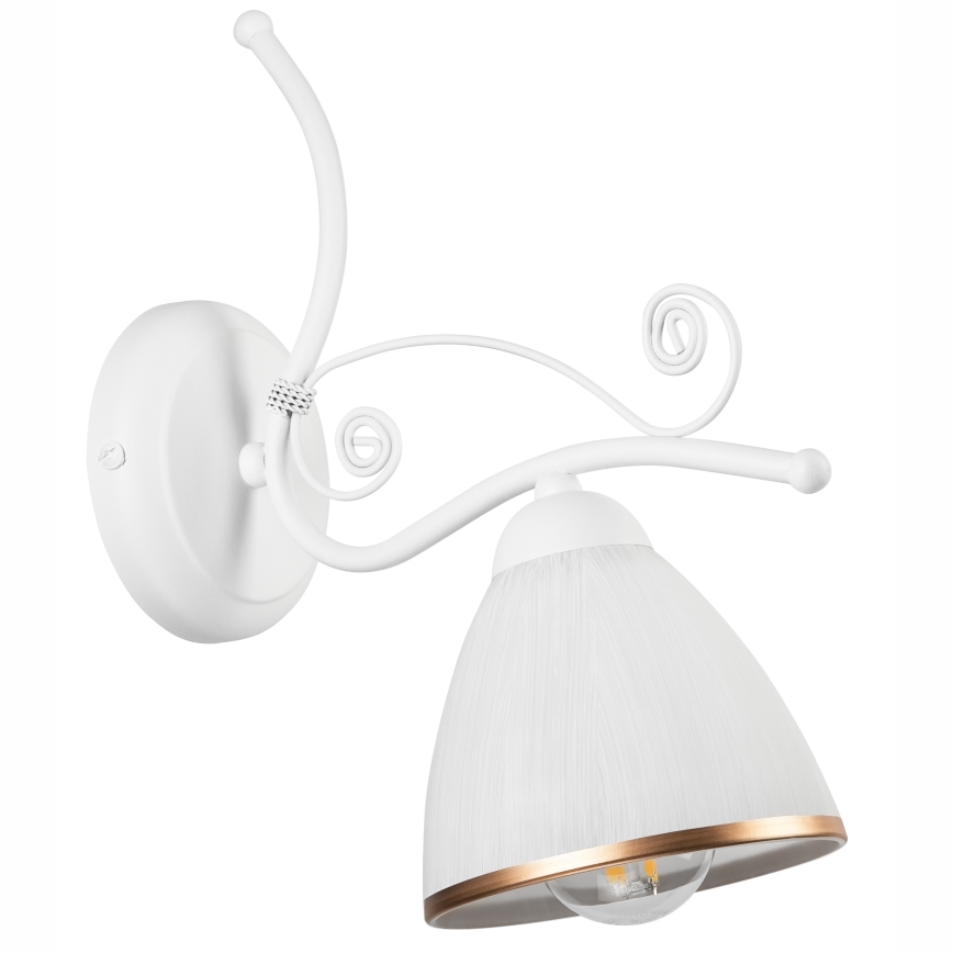 Zidna lampa RETRO II 1xE27/60W/230V bela