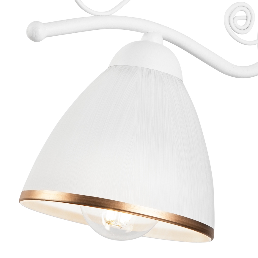 Zidna lampa RETRO II 1xE27/60W/230V bela
