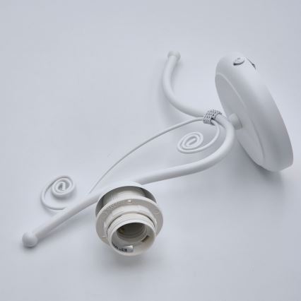 Zidna lampa RETRO II 1xE27/60W/230V bela