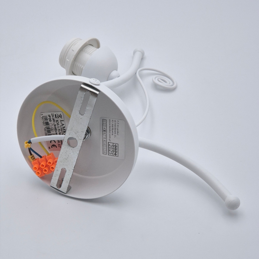 Zidna lampa RETRO II 1xE27/60W/230V bela