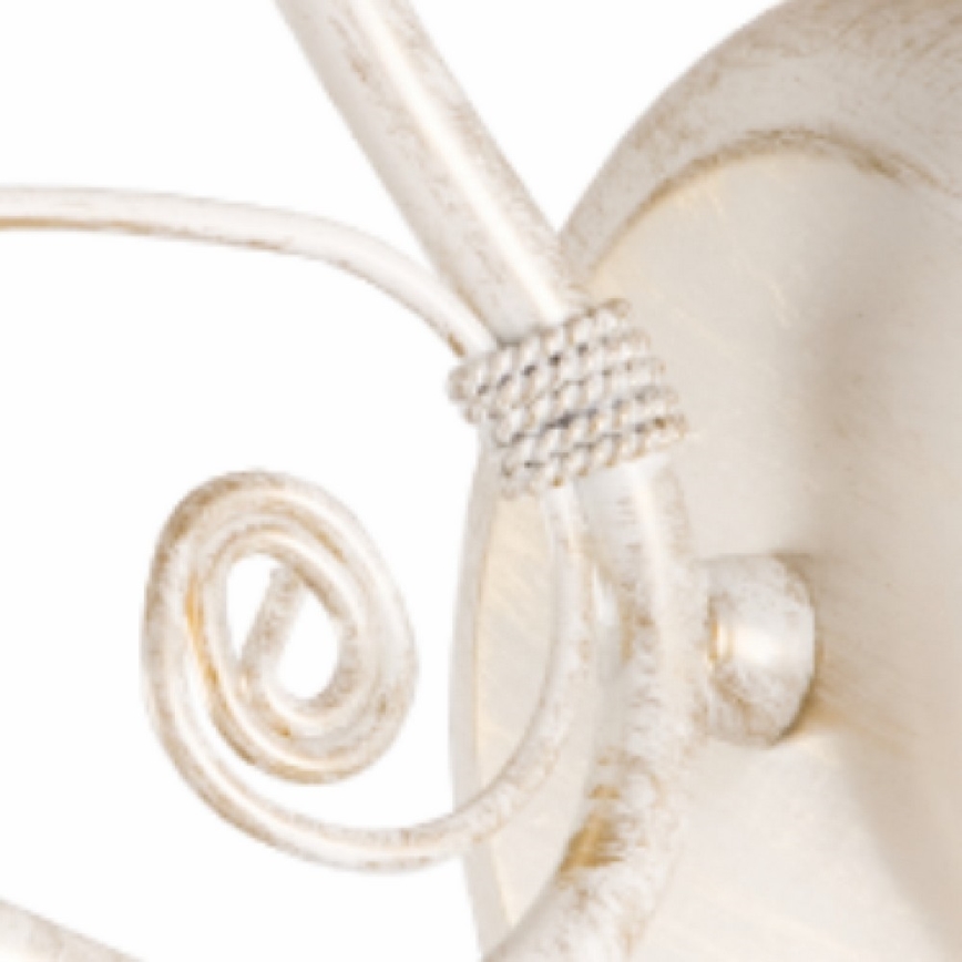 Zidna lampa RETRO II 1xE27/60W/230V bela patina