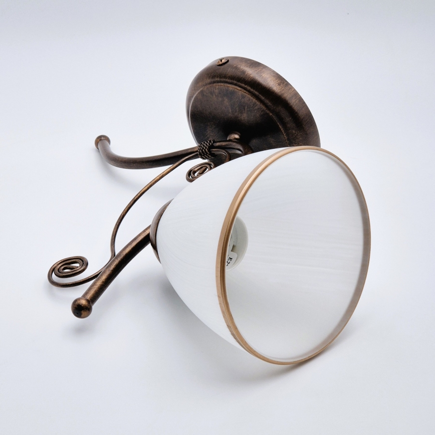 Zidna lampa RETRO II 1xE27/60W/230V bronza patina