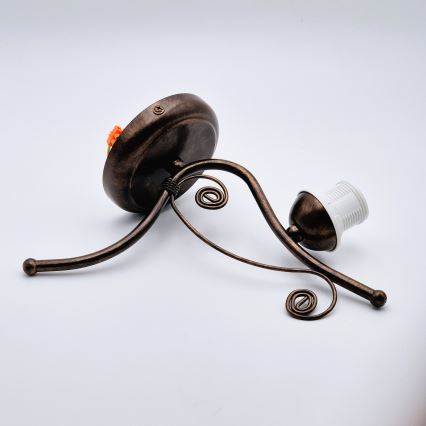 Zidna lampa RETRO II 1xE27/60W/230V bronza patina