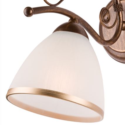 Zidna lampa RETRO II 1xE27/60W/230V bronza patina