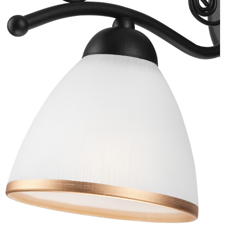 Zidna lampa RETRO II 1xE27/60W/230V crna mat