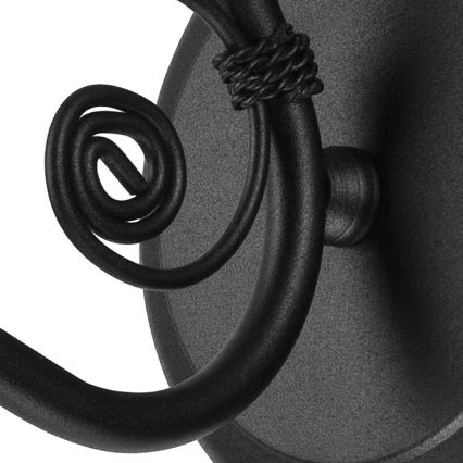 Zidna lampa RETRO II 1xE27/60W/230V crna mat