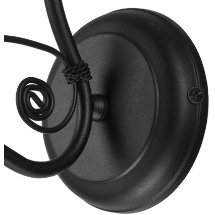 Zidna lampa RETRO II 1xE27/60W/230V crna mat