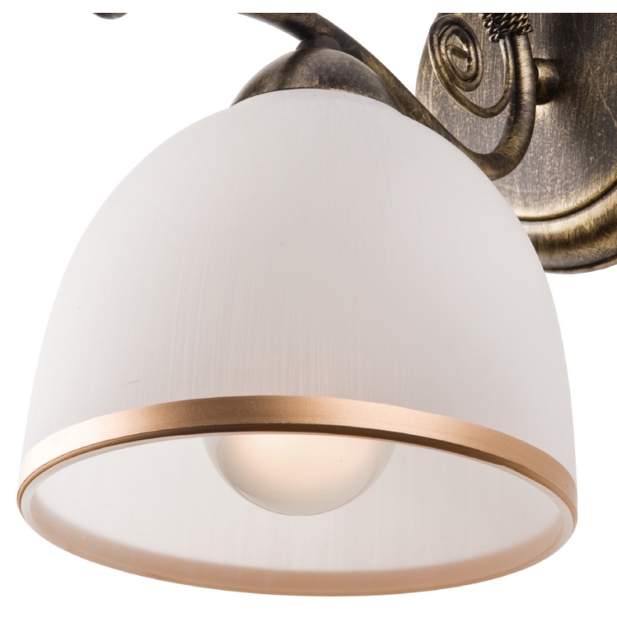 Zidna lampa RETRO II 1xE27/60W/230V, zlatna patina