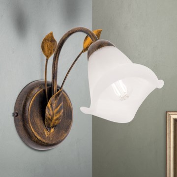 Zidna lampa SISI 1xE14/40W/230V bronza/patina