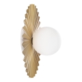 Zidna lampa SUNPLISS 1xG9/10W/230V prečnik 35 cm zlatna/krem