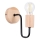 Zidna lampa TIMBO 1xE27/15W/230V crna/bež/buk