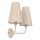 Zidna lampa TORTOLA 2xE14/15W/230V bež